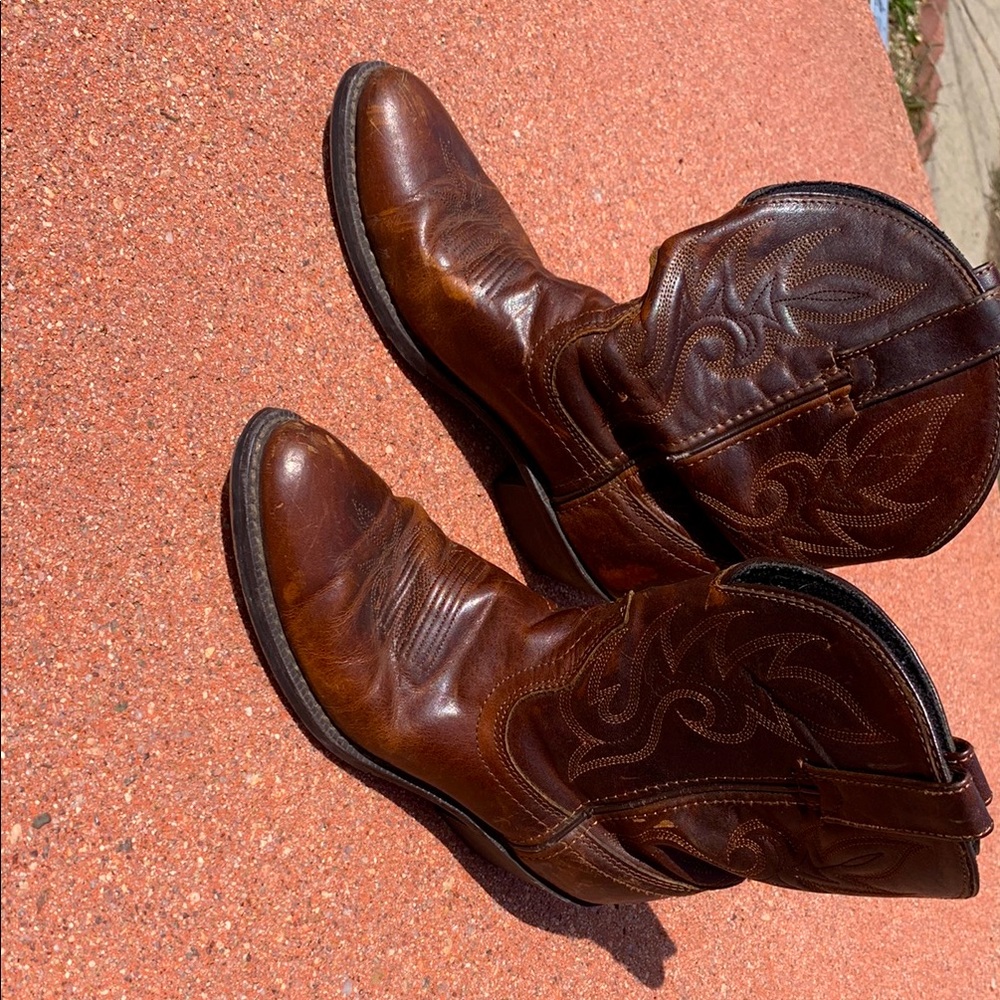 Women’s Brown Leather Western Boots